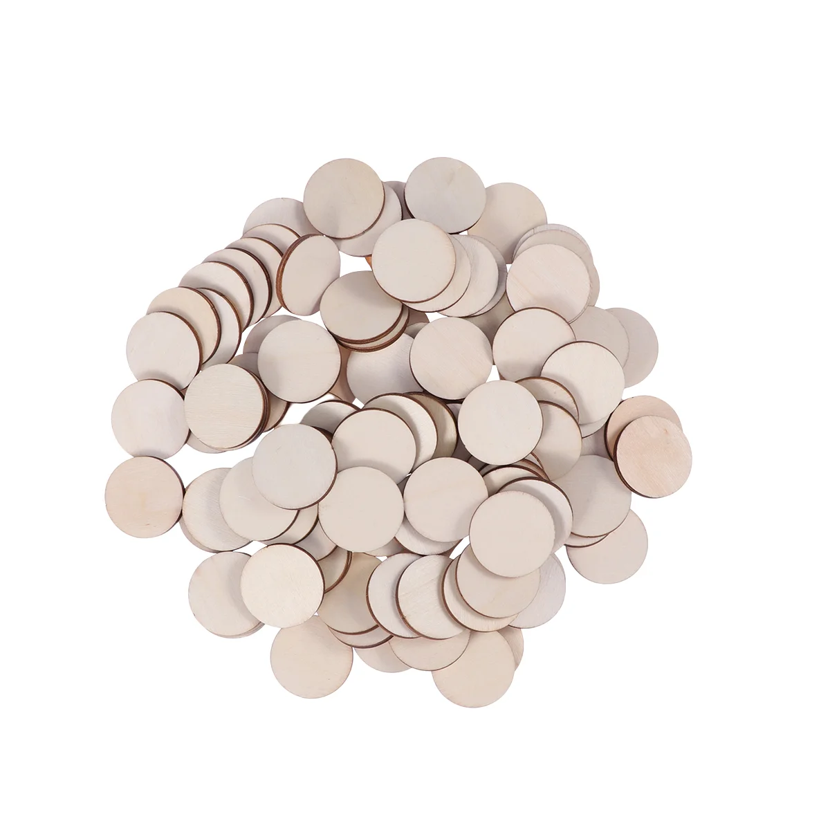 

Wood Wooden Round Woods Pieces Diy Slices Circles Tags Piece Craft Unfinished Board Ornament Discs Circle Rounds Hanging