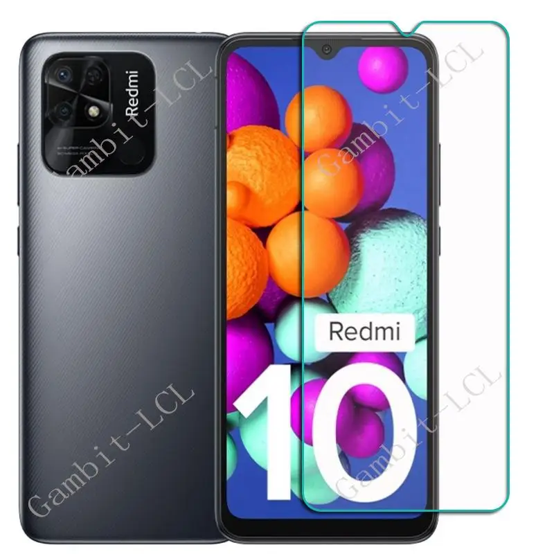 

Закаленное стекло для Xiaomi Redmi 10C 10A, 10, мощность 5G 4G Prime Redmi10C Redmi10, защитная пленка, защита экрана, чехол для телефона