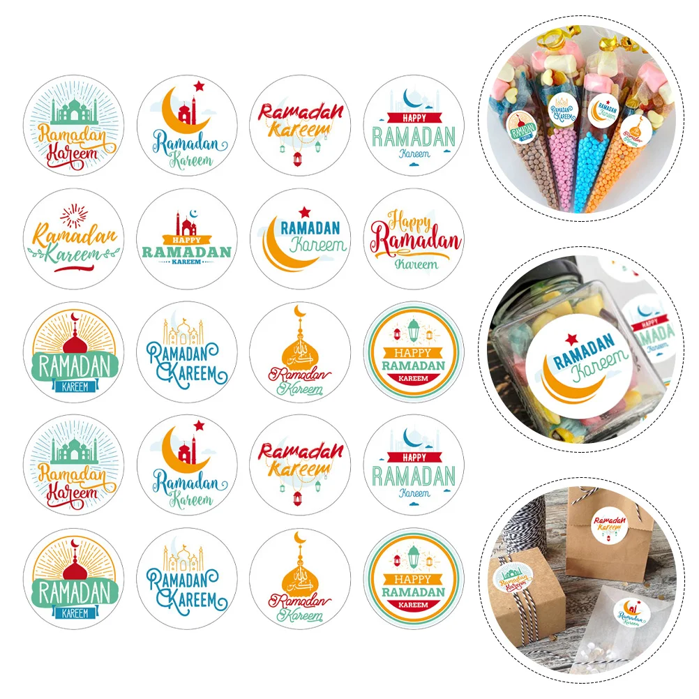 

Stickers Ramadan Gift Sticker Eid Mubarak Labels Muslim Envelope Party Label Tag Candyislamic Decorations Scrapbook Decals Seal