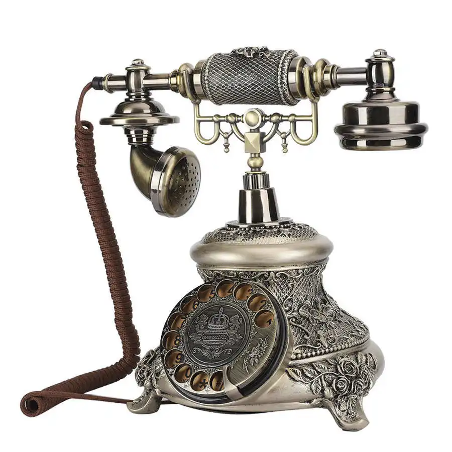 MS-5700D Resin Classical Vintage Turntable Dial Antique Rotation European Telephone VintageTelephone telefono fijo | Компьютеры и офис