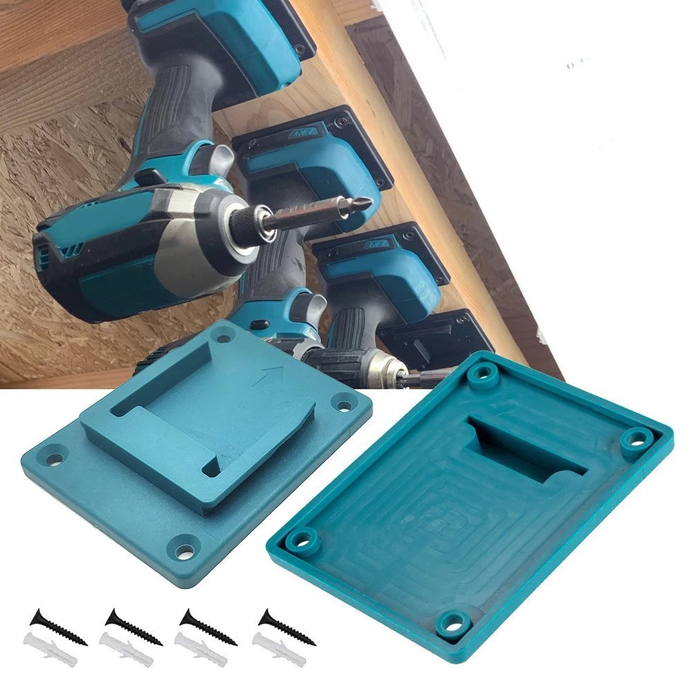 

1Pc Wall Mount Storage Mount-bracket Machine Holder Fixing Devices Electric Tool Fit For Makita 18V/LXT Bosch 18V