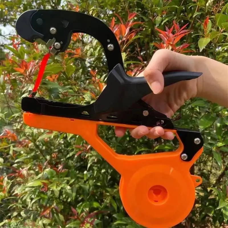 

New Garden Tool Plant Tying Tapetool Tapener Machine Branch Hand Tying Machine Packing Vegetable Stem Strapping Pruning Tool Set