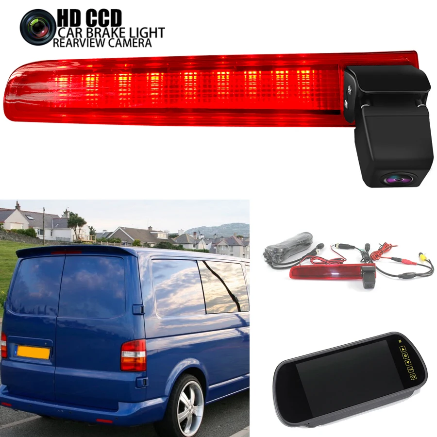 Car Brake Light Rear View Backup Camera For VW Transporter T5 T6 2010-Car Third Brake Light Rear View Camera Night Vision Camera