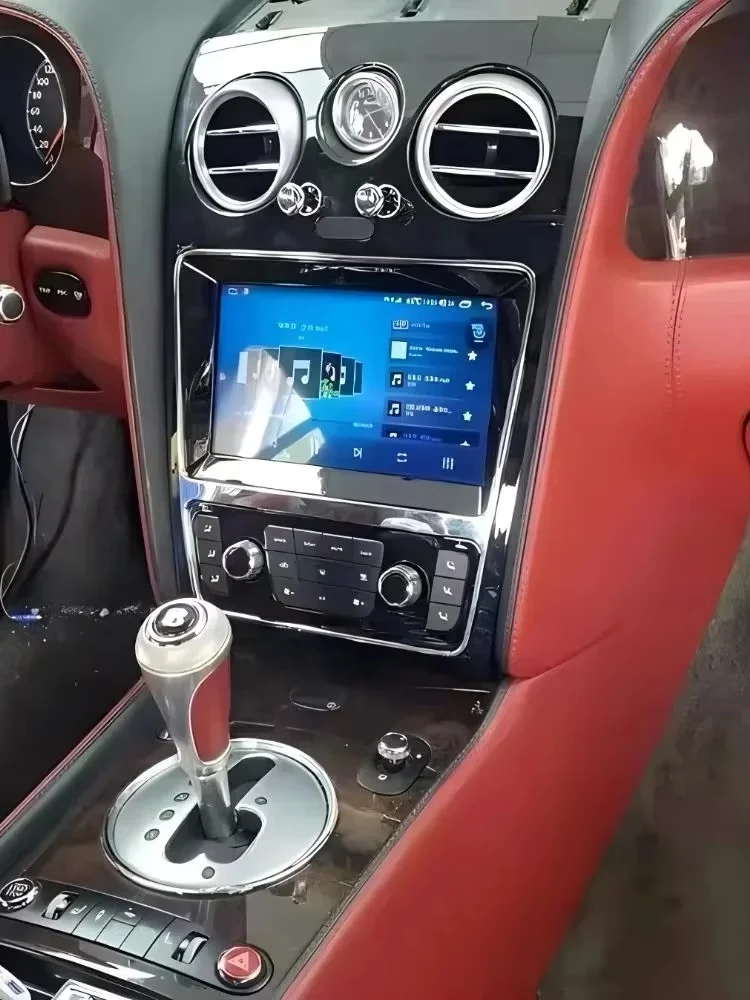Фото Автомагнитола 9 дюймов Android 15 с GPS-навигацией для Bentley Flying Spur Continental GT 2005-2019, CarPlay, мультимедийный плеер, DSP, головное устройство №4