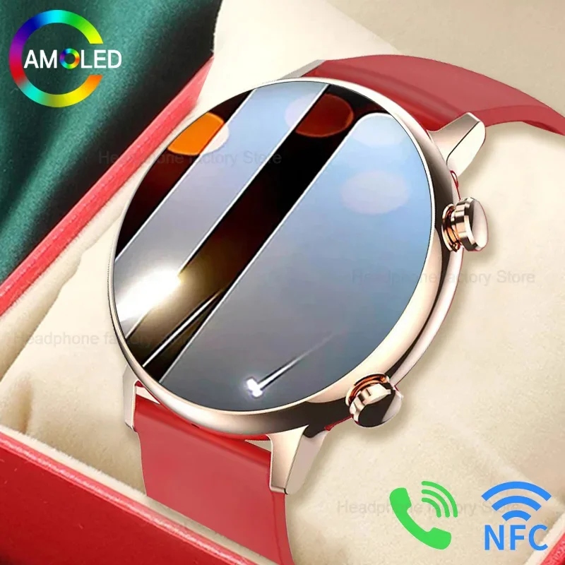 

Women NFC Smart Watch Bluetooth Call Smartwatch Sport Clock Fashion Lady Smartband IP68 Waterproof Girl Bracelet For Android IOS