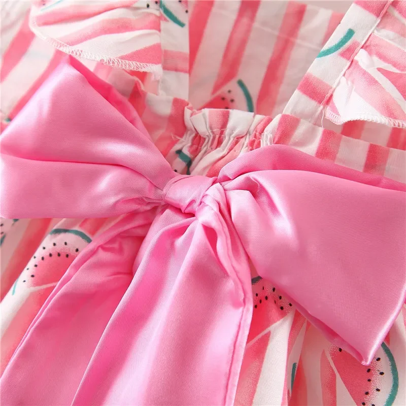 2 шт. летнее Хлопковое платье для девочек 0-3 лет