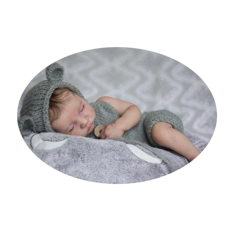 

18-inch Reborns Baby Cute Newborn Boy Girl Sleeping Infant with Clothes E65D