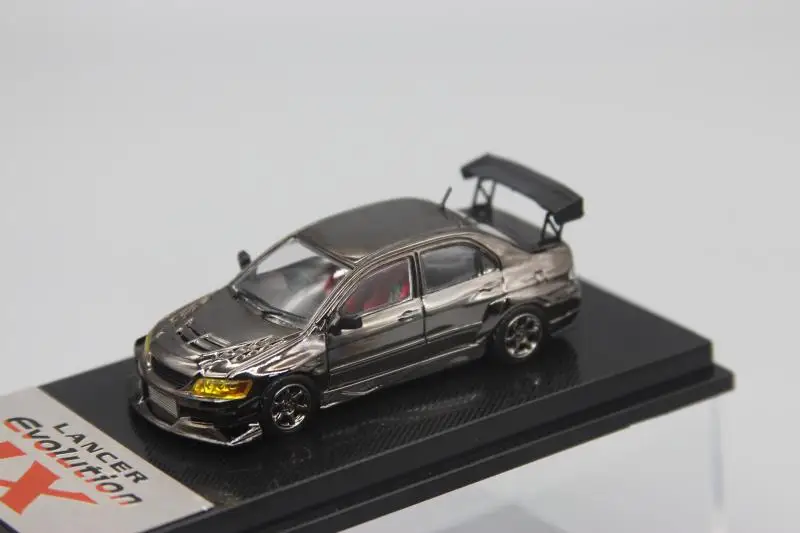 

CM Model 1:64 Touring car sports car model Lancer Lancer EVO plating black 9th generation IX for Mitsubishi
