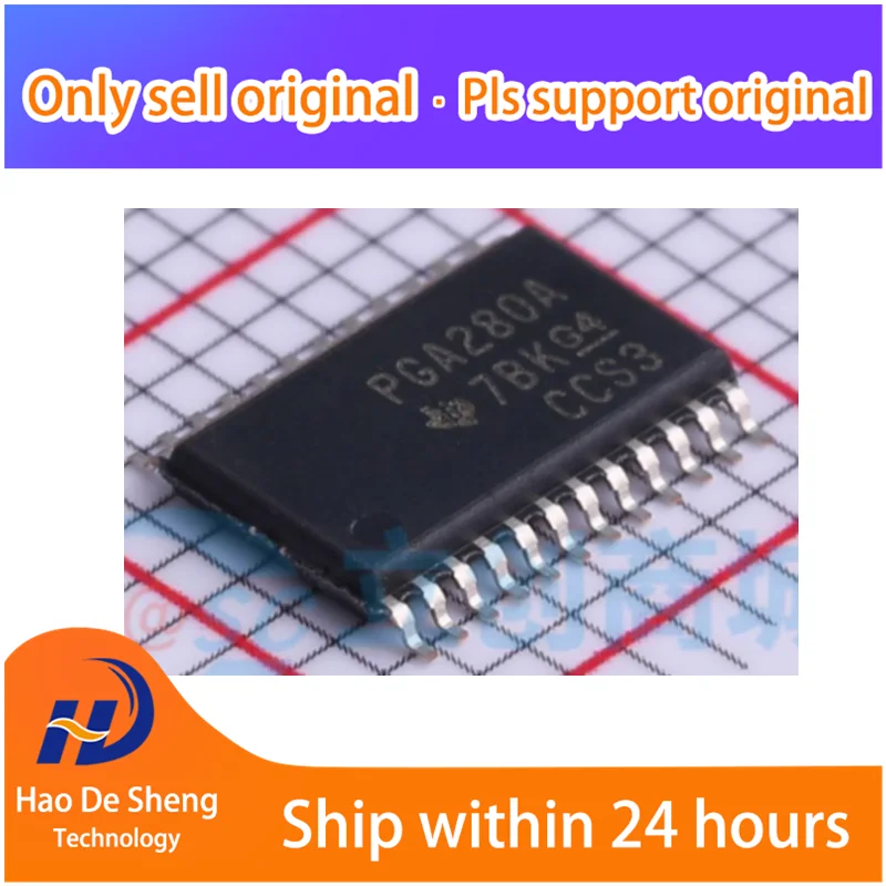 1 шт. PGA280AIPWR TSSOP-24 LogoPGA280A новый оригинальный телефон