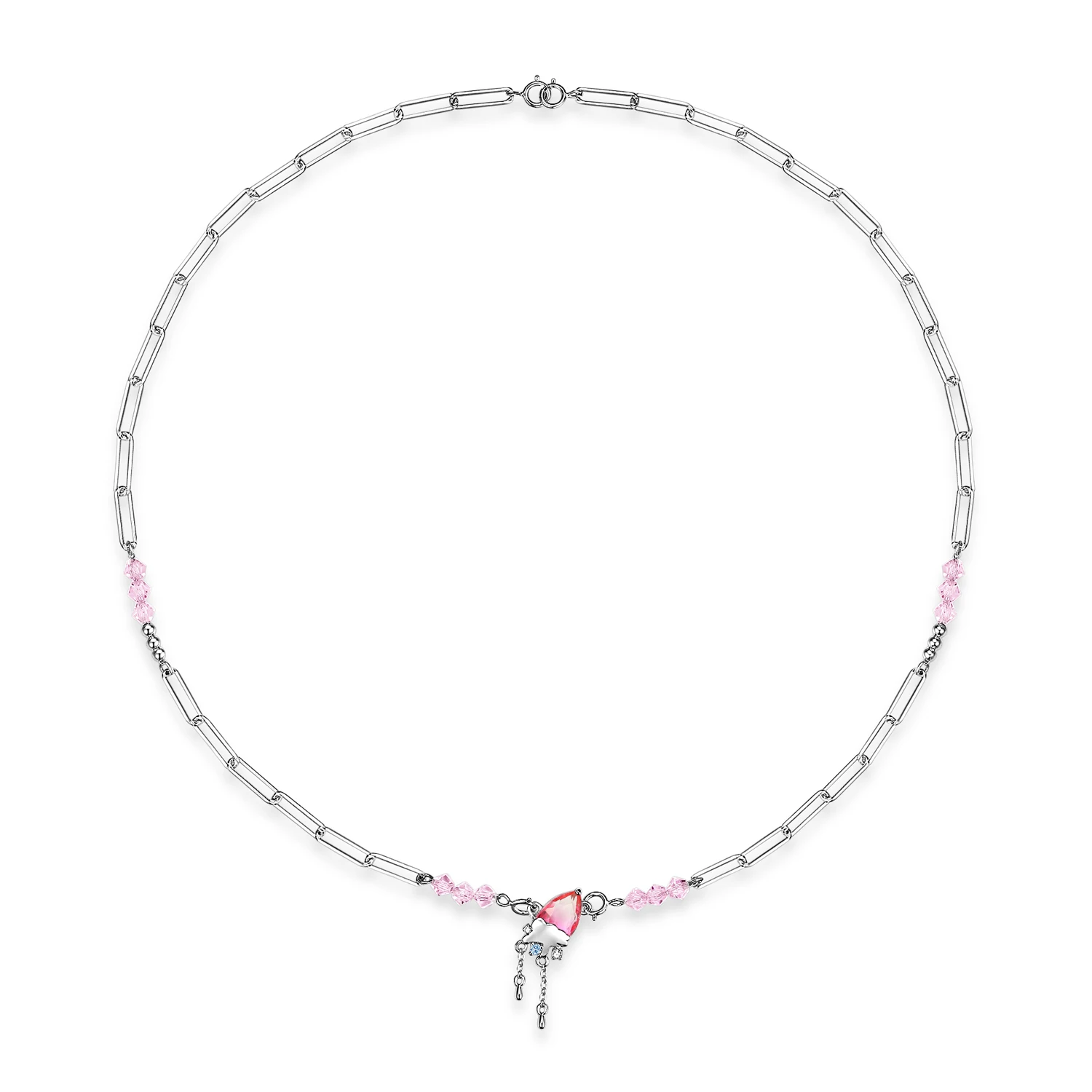 

Женское ожерелье из серебра 925 пробы, с подвеской в виде вишни