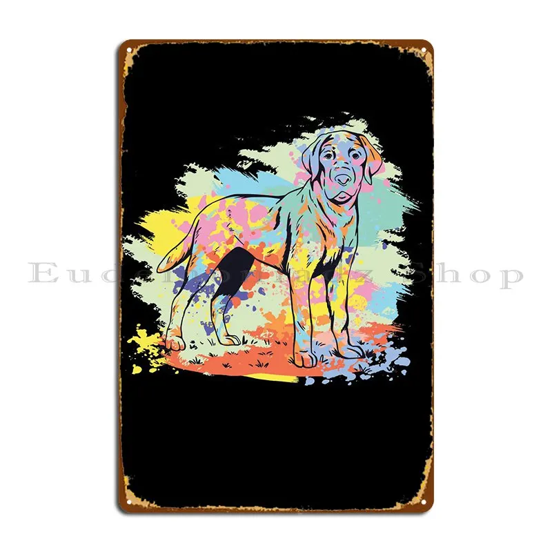 

Лабрадор акварельный дизайн металлический плакат кухня пещера клуб бар печать кинотеатра жестяной плакат