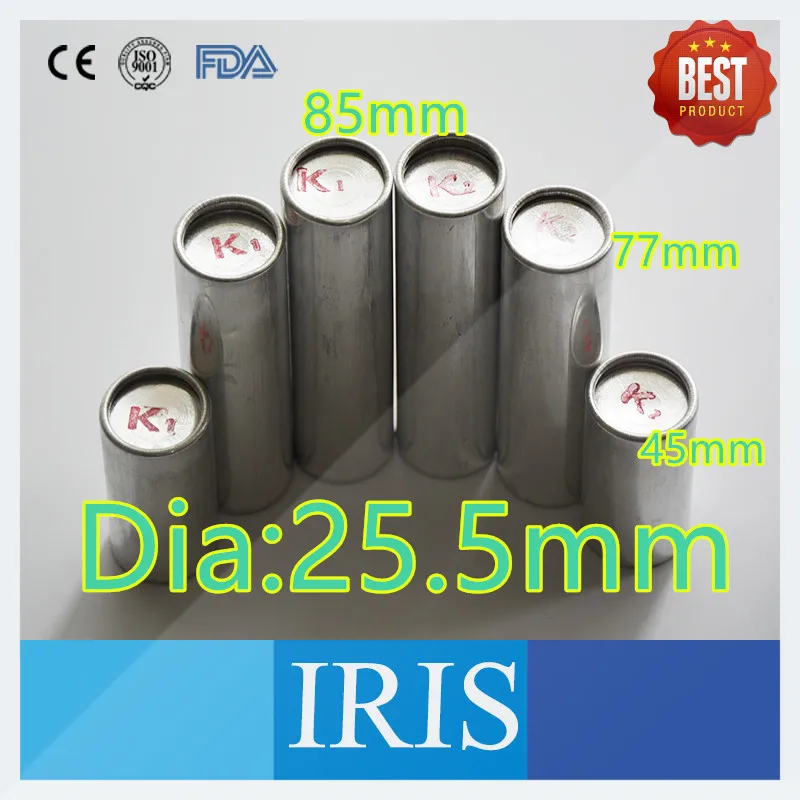 Алюминиевые трубчатые картриджи для зубных протезов 100X85 мм A1 A2 A3