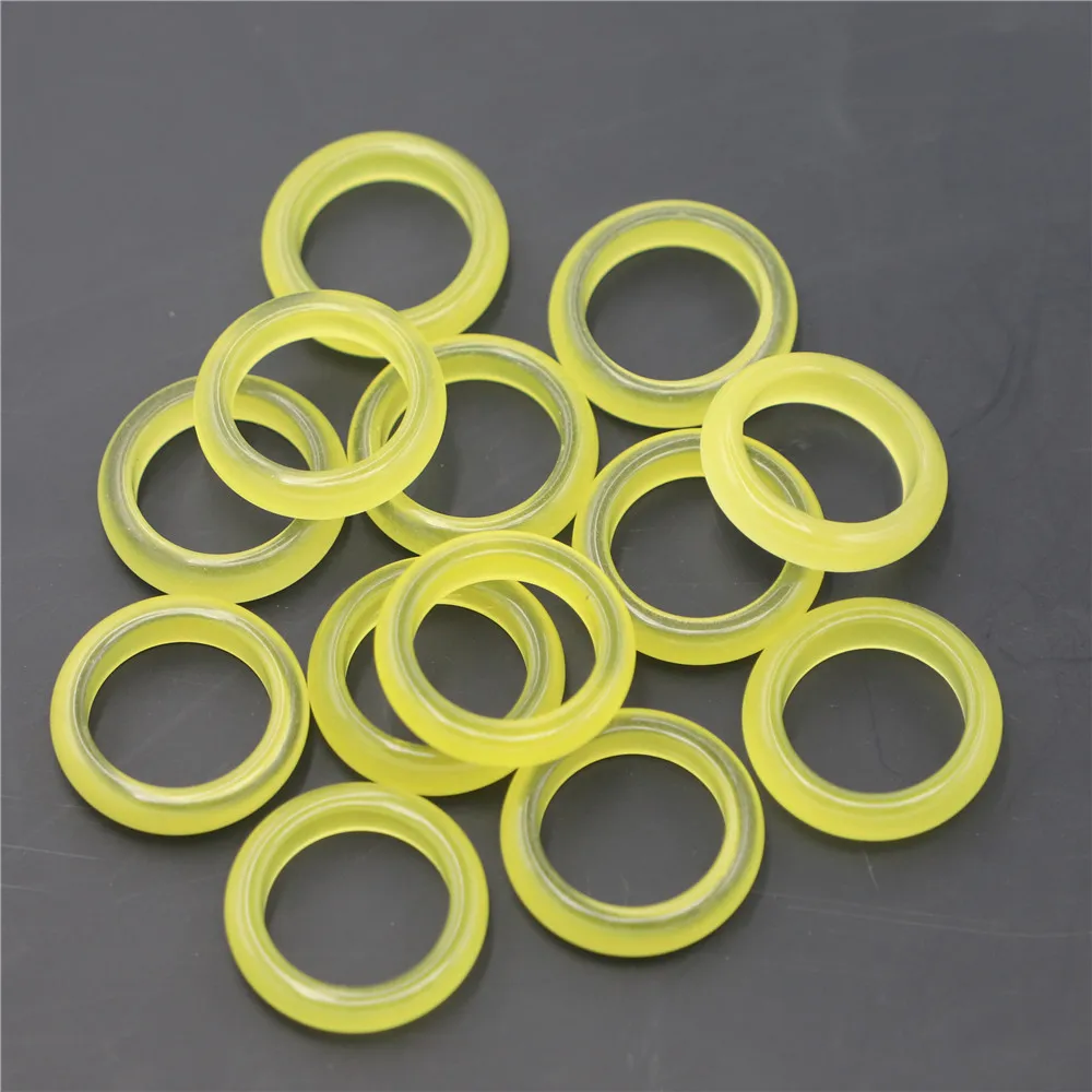 

Natural Stone Yellow Cat Eye Opals Finger Engagement Ring Bands for Women Men Jewellery 10pcs 6MM 18# US8.25 Perimeter 58MM