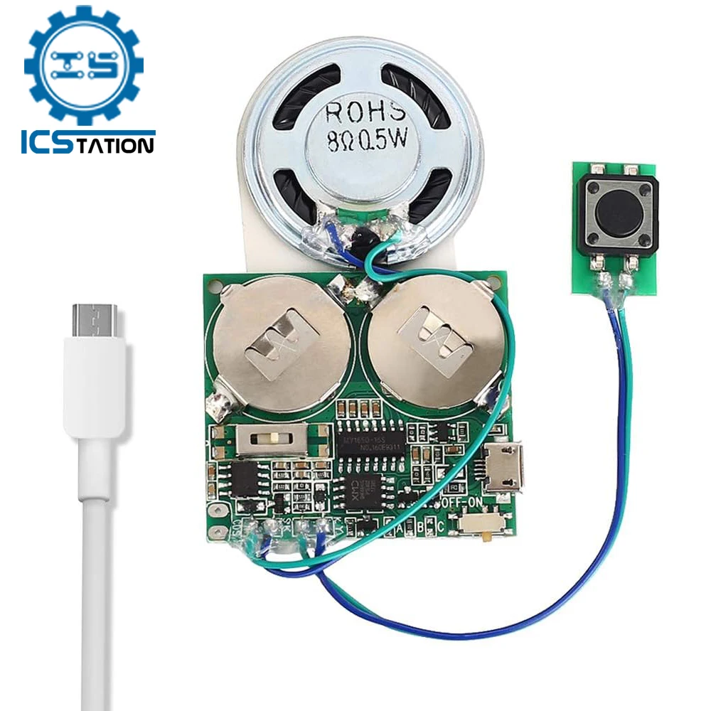 Sound Recordable Module DIY Audio Music Player Button Contro