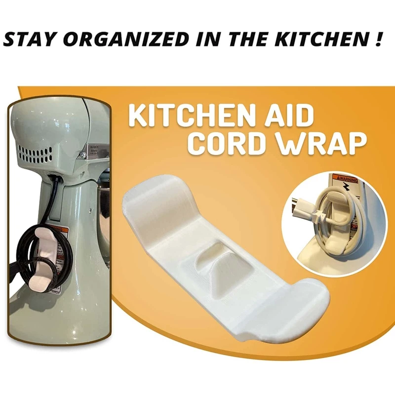 

Cord Wrapper 2Pcs Kitchen Storage Organization Holder Coffee Maker Cord for Kitchen Appliances Stand Mixer Cords