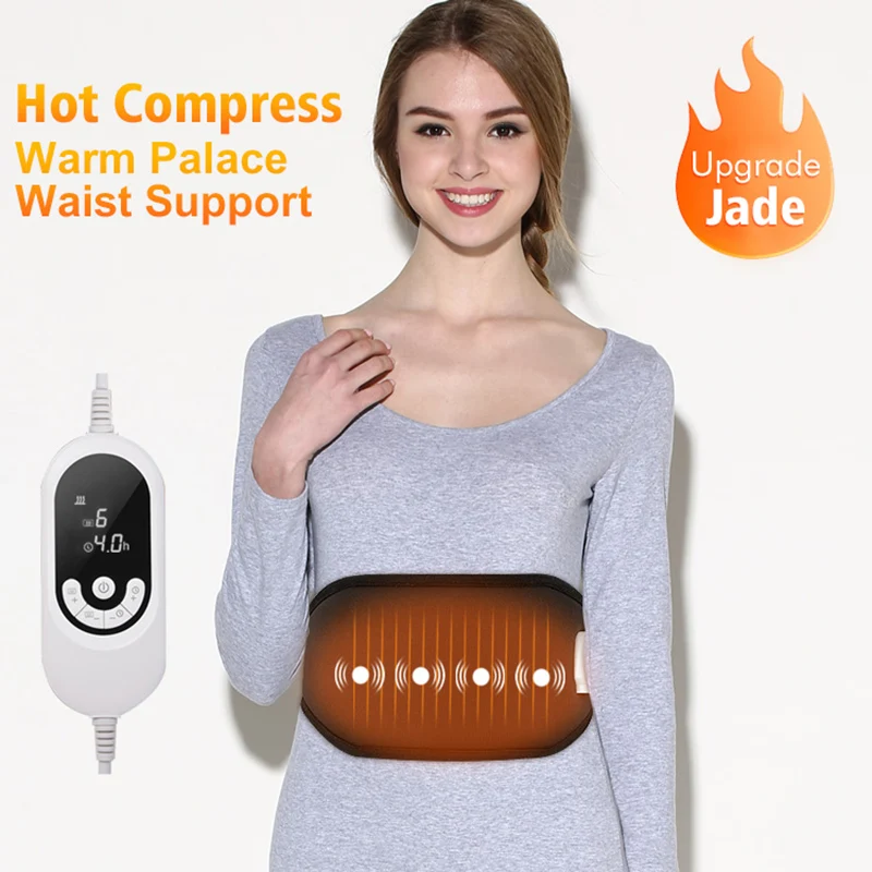 

Far-infrared Jade Heating Massage Belt Electric Heating Waist Warm Palace Massage Physiotherapy Belt