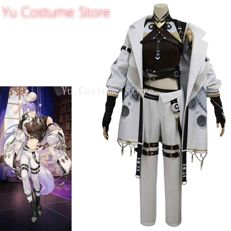 Ю Костюм Аниме! Nu: Carnival Kuya бимесячный стример игровой костюм красивая униформа