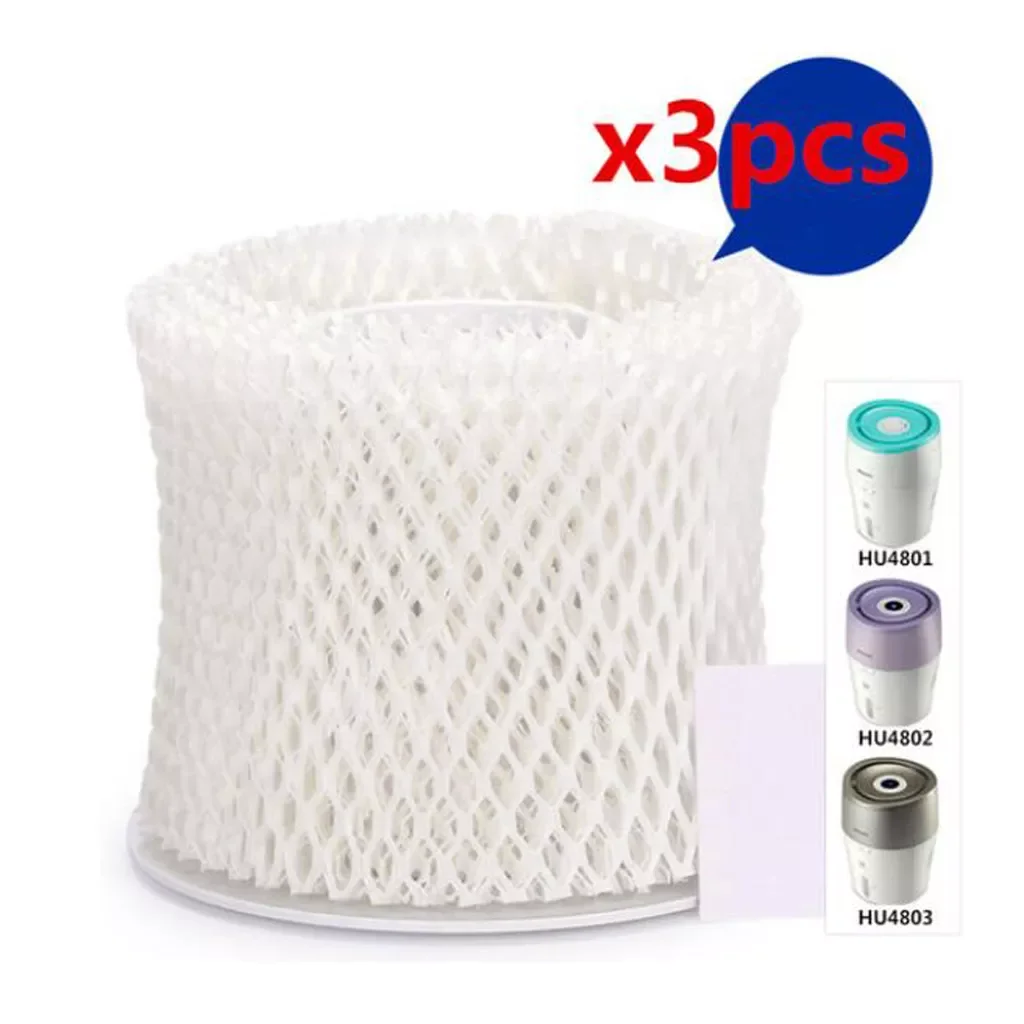 

Set of 3, Filters for Philips Air Humidifier HU4801 HU4802 HU4803 - Accessories / Replacement / Attachment / Fittings
