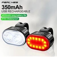 bicycle light led front light rear lamp mtb road bike lighting usb rechargeable cycling taillight headlight lantern for bicycle