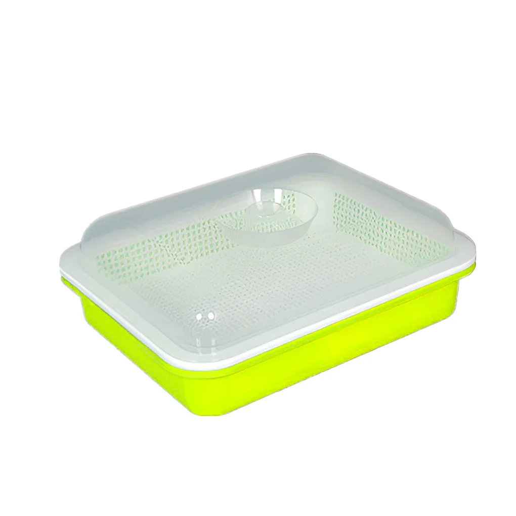 

2X Nurse Pot Sprouting Plate Seedling Tray Outdoor Indoor Yard Cultivation