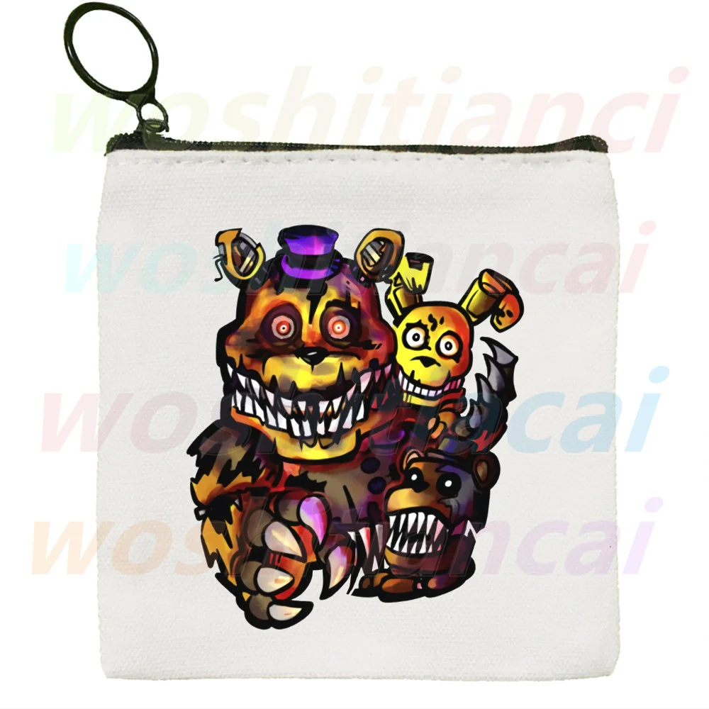

Springtrap Coin Purse Vintage Mini Wallet Change Pouch Household Portable Keys Card Storage Card Bag Zipper