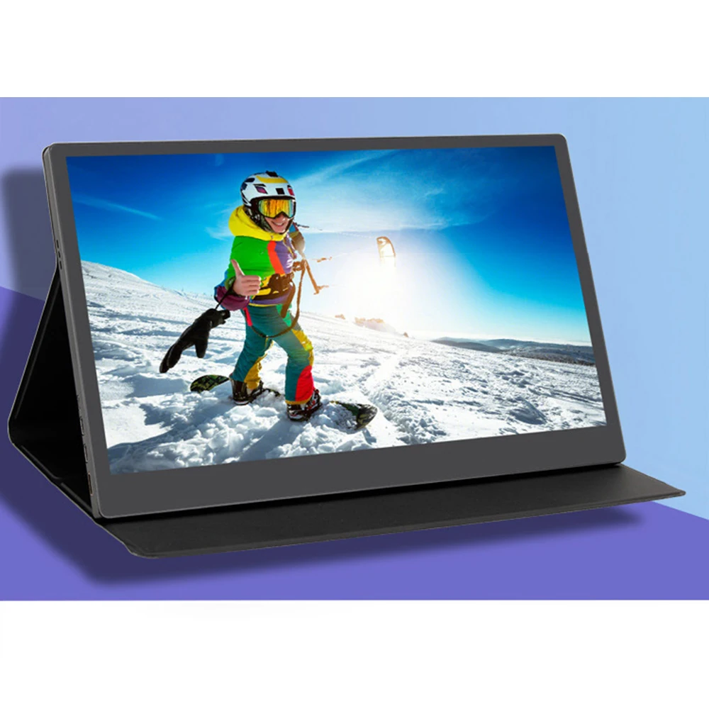 13 3 дюймовый портативный сенсорный монитор 2560X 1440 HD LCD 2K с двумя динамиками дисплей