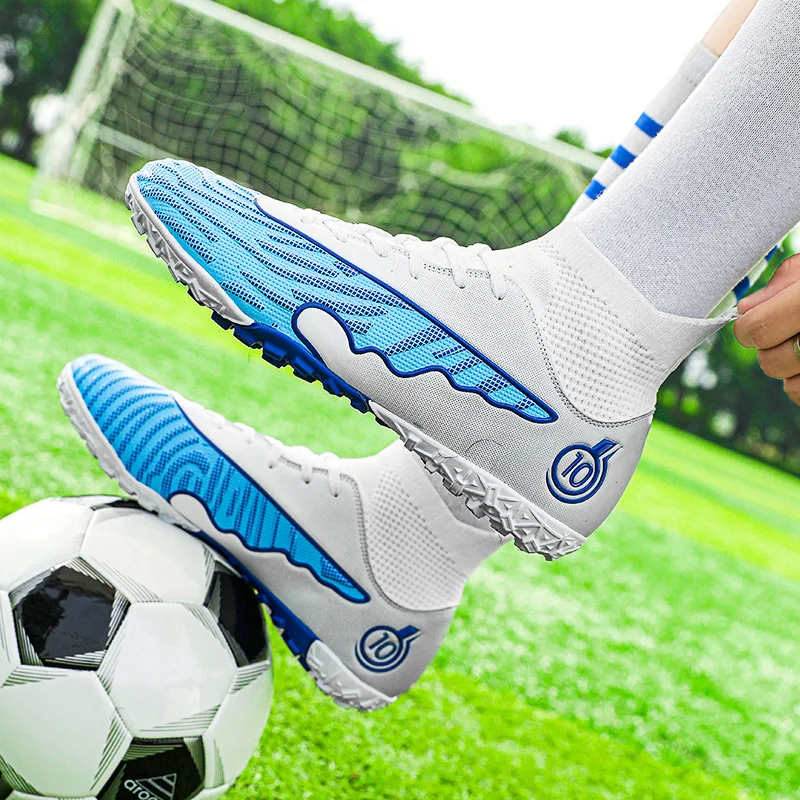 Дышащие Футбольные Бутсы С Высоким Берцем И Длинными Шипами. Женские