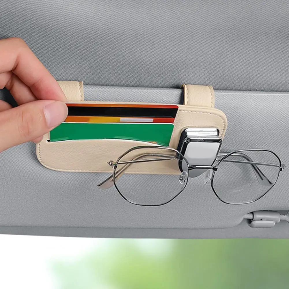 

Premium Save Space Wear-resistant Car Sunglasses Clip Card Holder Vehicle Supplies Sunglasses Holder Sunglasses Clip