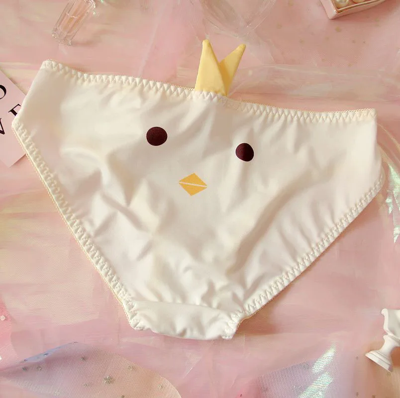 Симпатичное нижнее белье в японском стиле для женщин с 3D-принтом животных