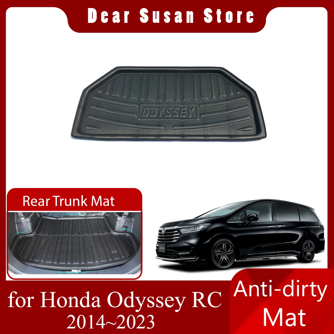 

Car Rear Trunk Mat For Honda Odyssey RC 2014~2023 2015 Carpet Luggage Waterproof Rug Pad Space Liner Custom Cover Accessories