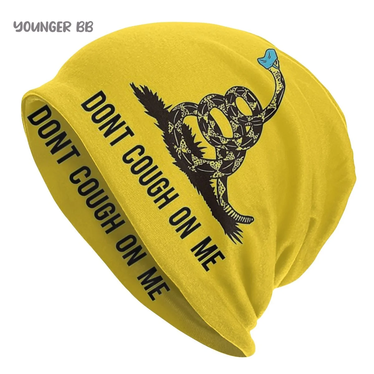 

Bonnet Hats Don't Tread On Me Men Women's Knitting Hat Don't Cough On Me Winter Warm Cap Beanies Thermal Elastic Caps