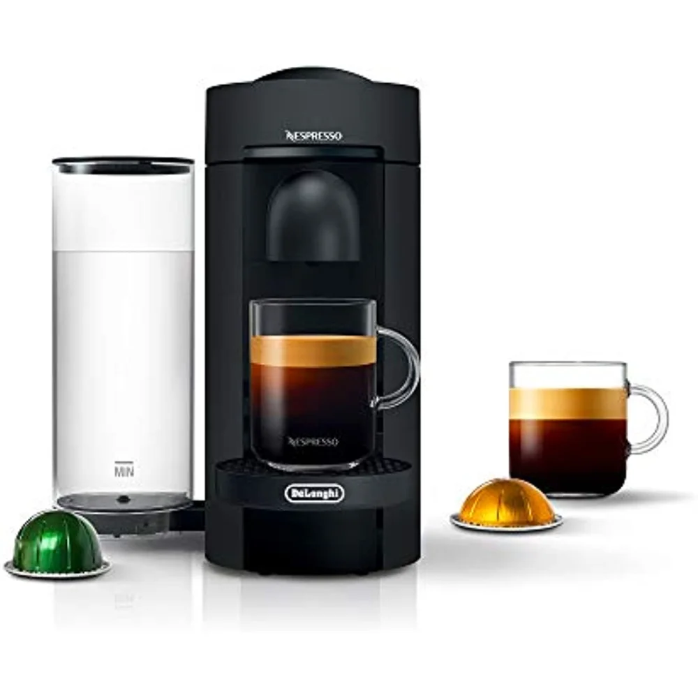

VertuoPlus Coffee and Espresso Machine by De'Longhi, 38 ounces, Matte Black