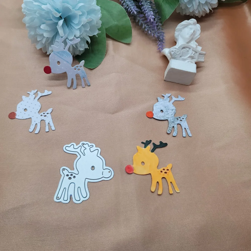 

Новый Follwers бонус Рождественский олень ремесло Сделай Сам Скрапбукинг штампы резка для бумаги ручной работы поздравительная открытка