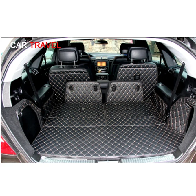 

Special trunk mats for Mercedes Benz R 350 W251 6 seats 2017-2006 waterproof boot carpets cargo liner mat for R350