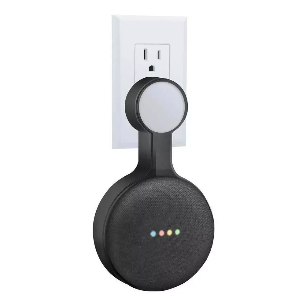 

2023New Outlet Wall Mount Stand Hanger For Google Home Mini Voice Assistants, Compact Holder Case Plug in Kitchen Bathroom Bedro