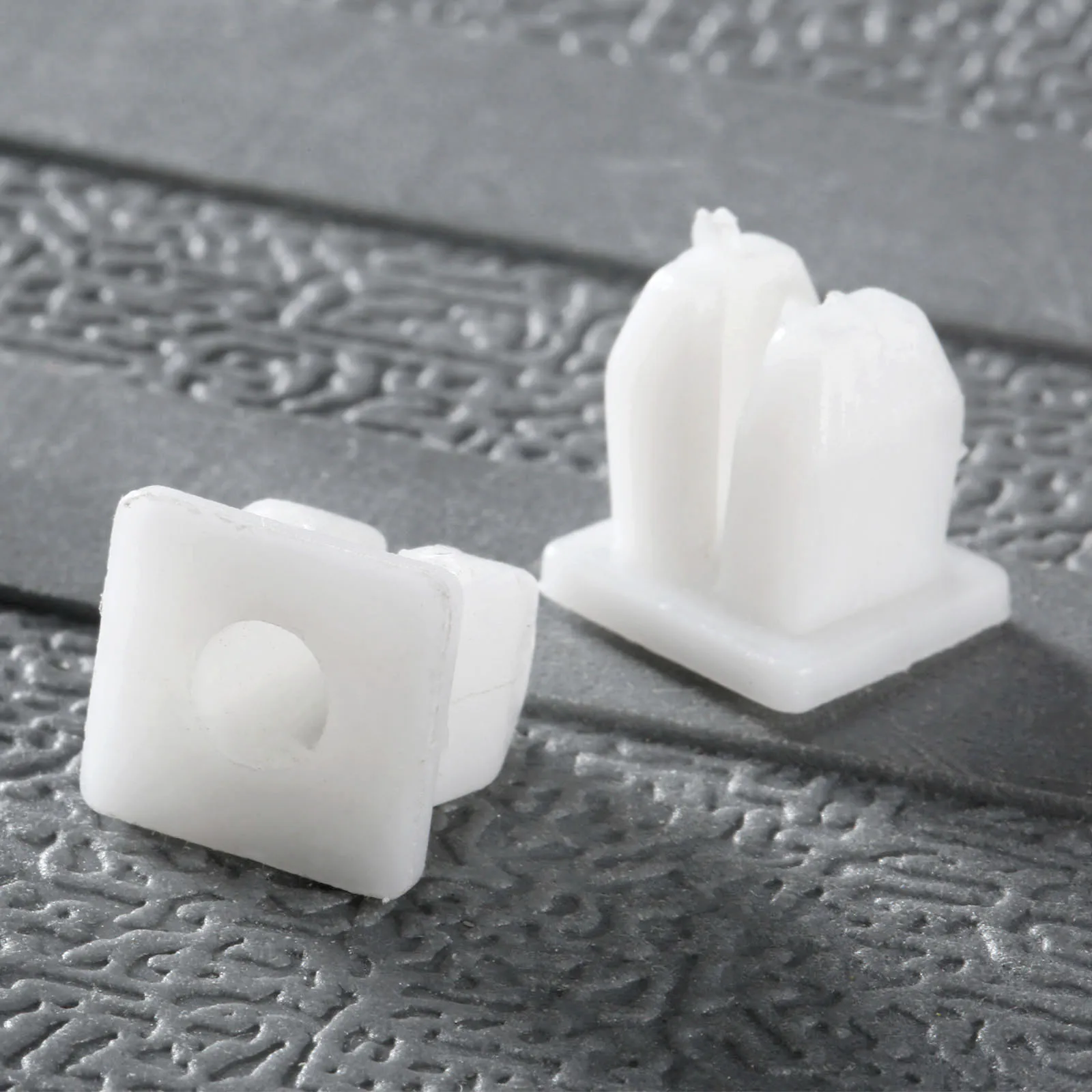 

50 шт., автомобильные белые пластиковые фиксаторы с отверстием 5 мм