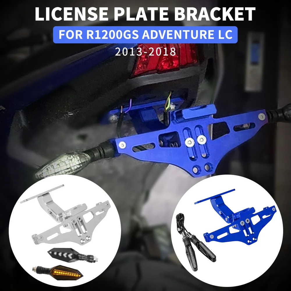 

Motorcycle License Plate Bracket Licence Plate Holder Frame Number Plate For BMW R1200GS LC 2013-2018 R1200GS Adventure LC
