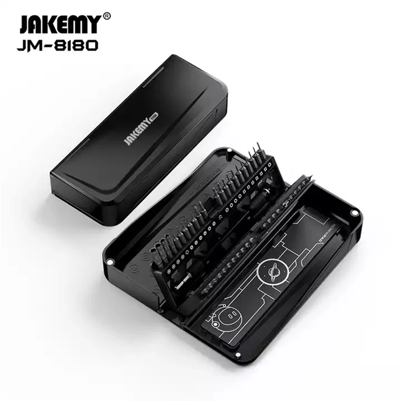 

Набор прецизионных мини-отверток JAKEMY, комплект магнитных шлицевых насадок Phillips Torx для ремонта телефонов Xiaomi