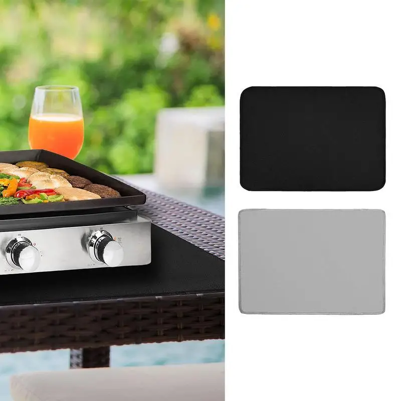 

BBQ Grill Mat Silicone Barbeque Baking Pad Waterproof Silicone Cooking Mats Barbecue Grill Mat Grilling Accessories For Patio
