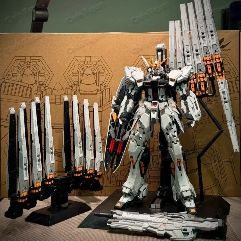 Фото В наличии: Модель NCZZW RX-93 Nu Fighter, фигурка CMM GK Style, масштаб 1/100, сборная модель, 24 см, аниме-фигурка UC, подарок №4