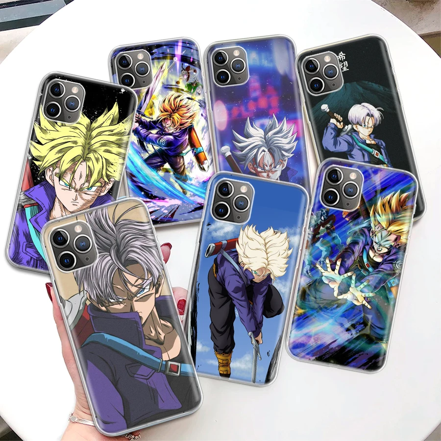 

Dragon Ball Trunks Coque Phone Case For iPhone 11 Pro Max 12 Mini 13 7 8 Plus X XR XS SE 2020 6 6S 5 5S Apple Soft Cover