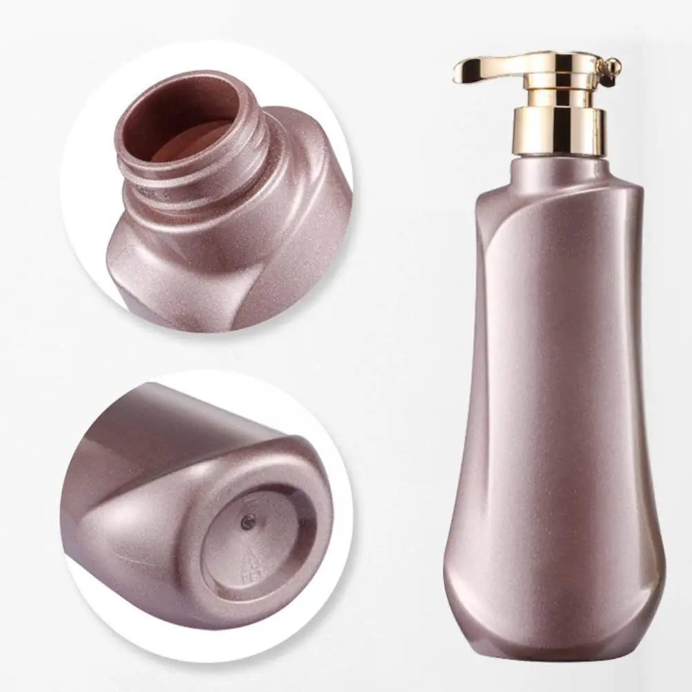 

Rose Gold Plastic Lotion Press Bottle Bathroom Shampoo Dispenser 300ml 500ml Empty Soap Bottle 750ml Refillable Conditioner F4q8