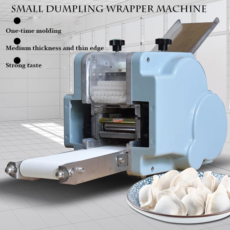 

110V wonton dumpling wrappers slicer machine rolling pressing pastas wrapping maker imitation manual Small commercial home 220v