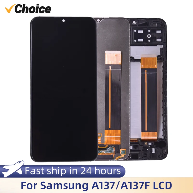 

Оригинальный ЖК-дисплей для Samsung Galaxy A137, сенсорная панель, дигитайзер экрана для samsung A137 lcd A137F A137F/DSN A137F/DS дисплей