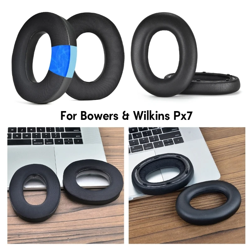 

Replacement Soft Cooling Gel/Protein Ear pads for Bowers & Px7 Headphone Ear Cushions Elastic Ear Pads Earcups Earmuff P9JB