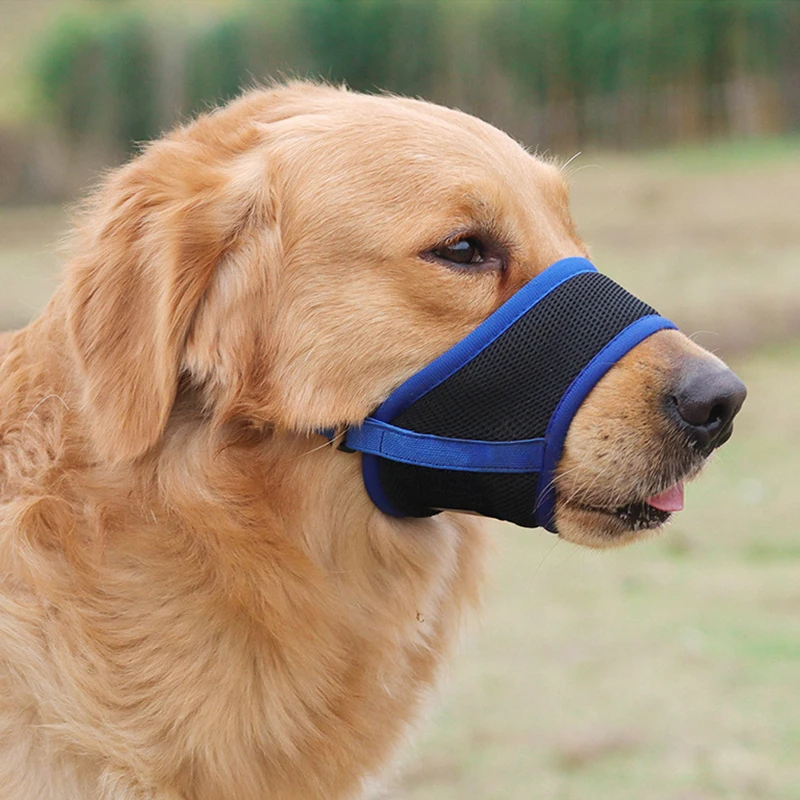 

Adjustable Anti Barking Pet Dog Muzzle For Small Large Dogs Mask Muzzles Stop Biting Barking Nylon Straps Pet Dog Accessories