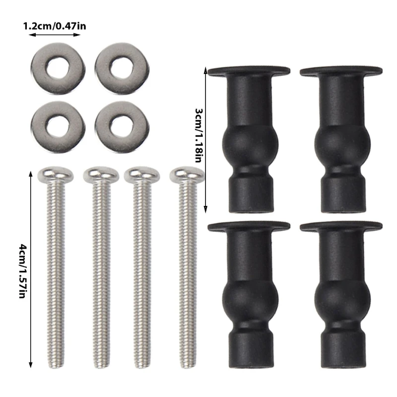 4 шт. петли для сидений унитаза крепления глухих отверстий расширяющиеся