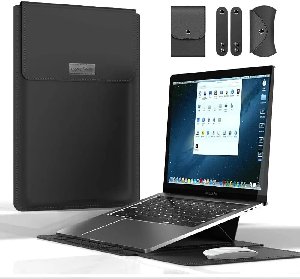 

Чехол для ноутбука 4 в 1, чехол-подставка для ноутбука с кабелем и ковриком для мыши, чехол для MacBook Huawei Matebook 11 121 13,3 13 14 15