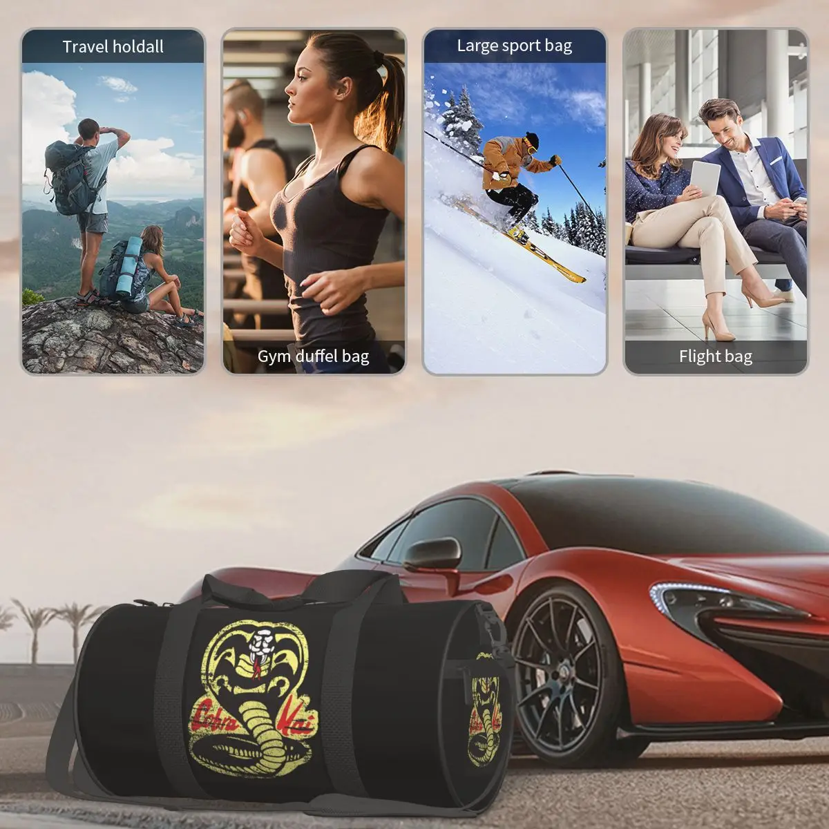 Сумка для спортзала Кобра Кай спортивная сумка каратэ большая крутая из фильма