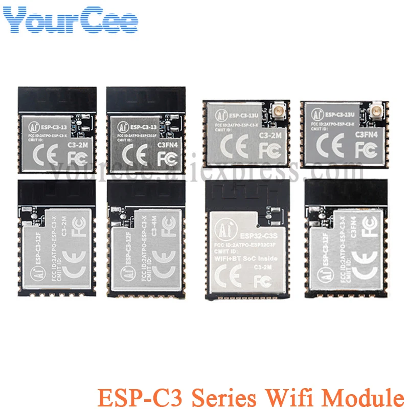 Флейта ESP32 Φ ESP C3 C3S ESPC3 12F 13 13U 01M 32S 2M 4M 2,4 GHz WiFi Беспроводная двойная деталь